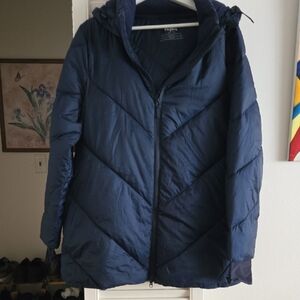 Hyba Women's Navy Puffer Jacket XXL